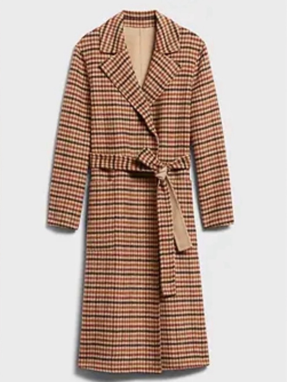 Banana Republic Reversible Double-Faced Wrap Coat, Size XXS